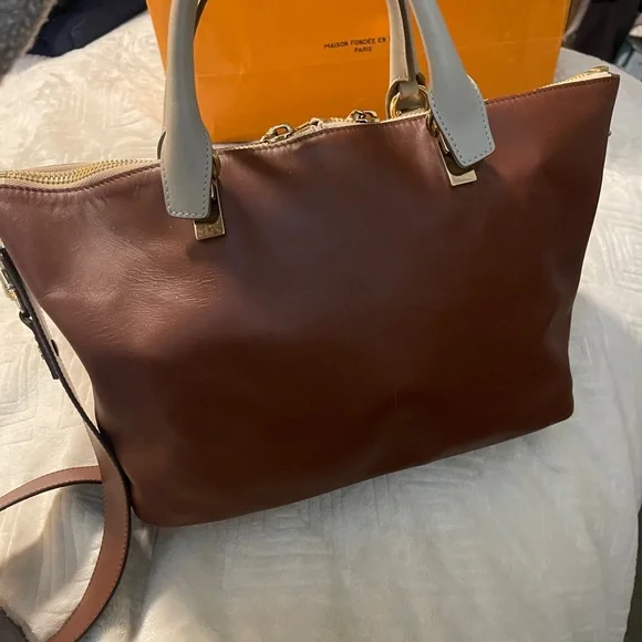 💐Chloe Baylee two tone calfskin bag “ Yummy Cookie” - Picture 3 of 15